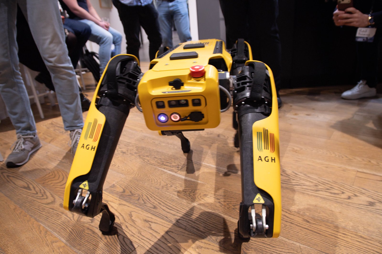 Robot Boston Dynamics podczas Market 3.0